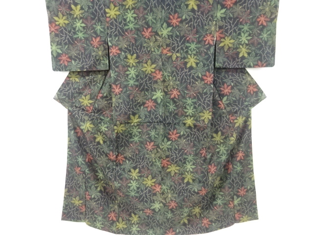 JAPANESE KIMONO / TOKAMACHI TSUMUGI /WOVEN PLANTS